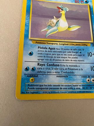 Carta Pokémon Lapras #10