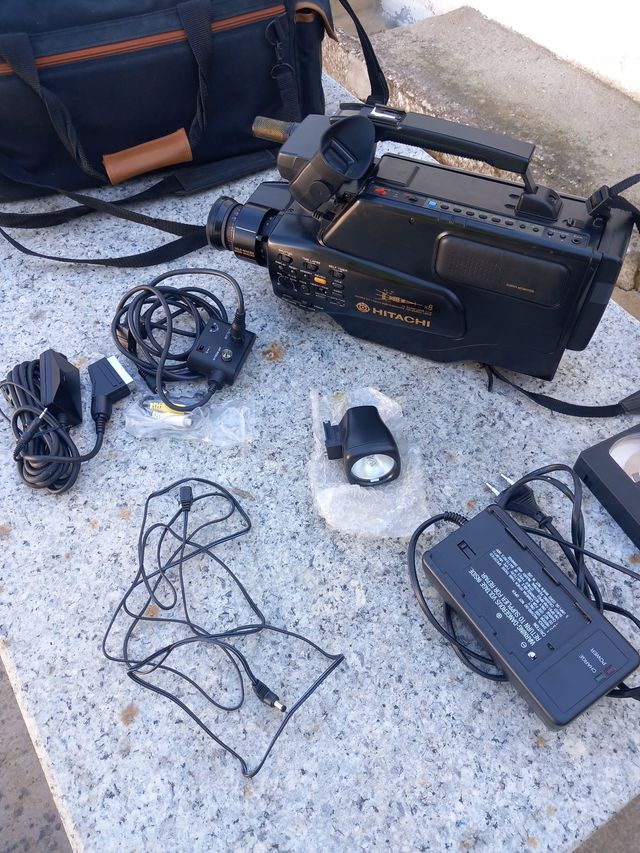 Cámara Hitachi Video 8 Kit Pro Completo