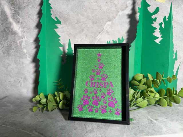 Marco Decorativo Huellas Patas