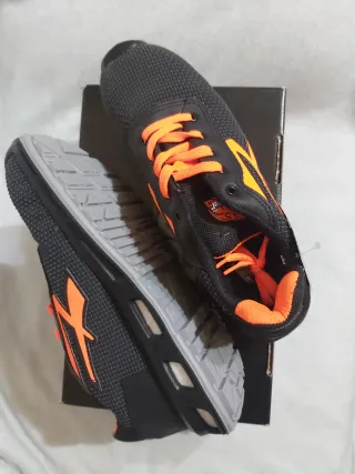 Zapatos de seguridad Power negros y naranjas