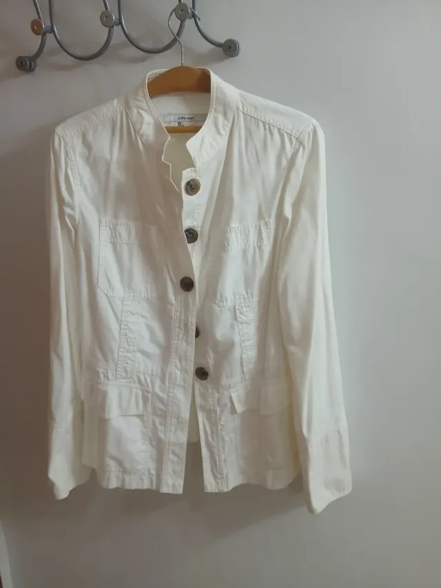 Chaqueta Zara Blanca Talla S