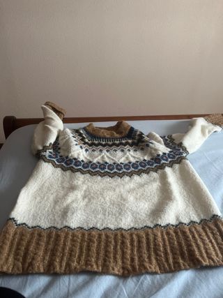 Jersey de lana con estampado