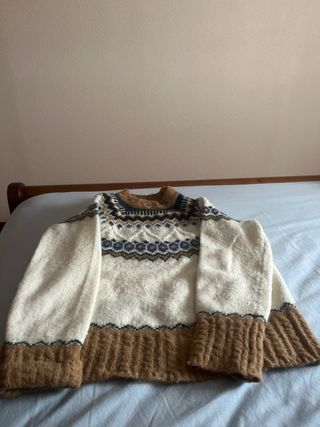 Jersey de lana con estampado