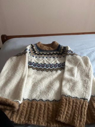 Jersey de lana con estampado