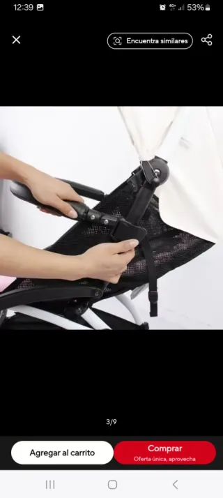 Reposabrazos carrito bebé