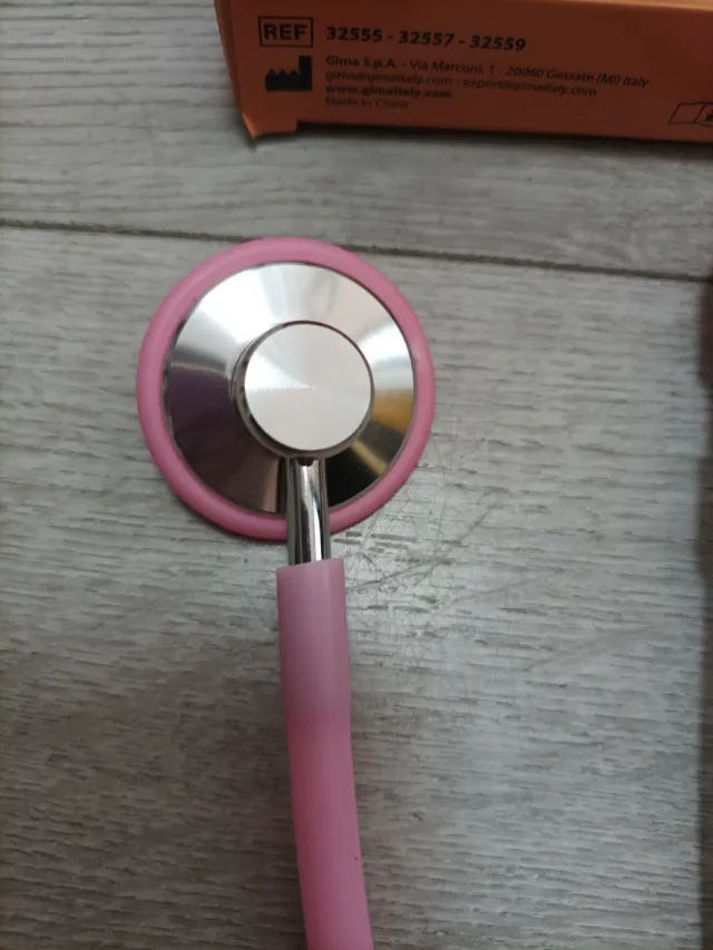 Gima Fonendo Estetoscópio Pediátrico Rosa