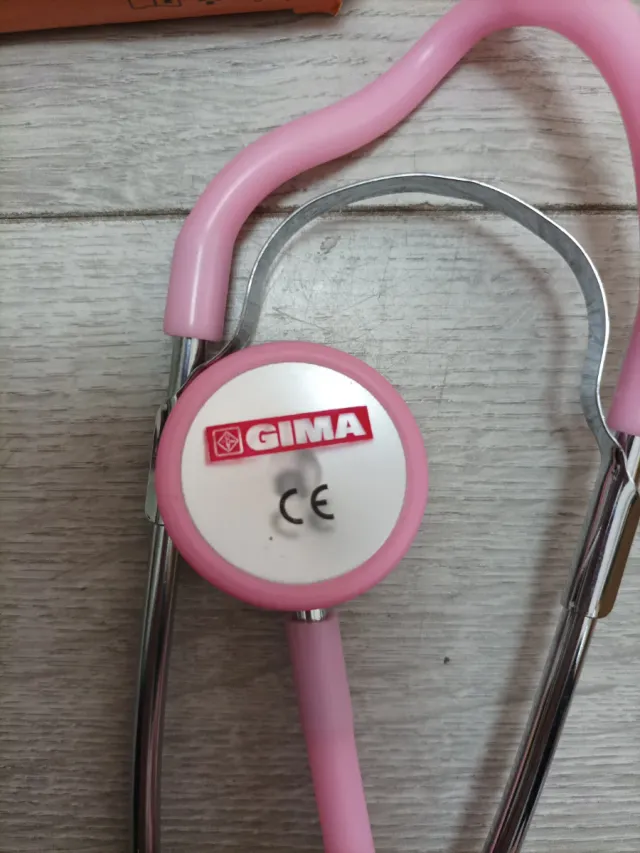 Gima Fonendo Estetoscópio Pediátrico Rosa