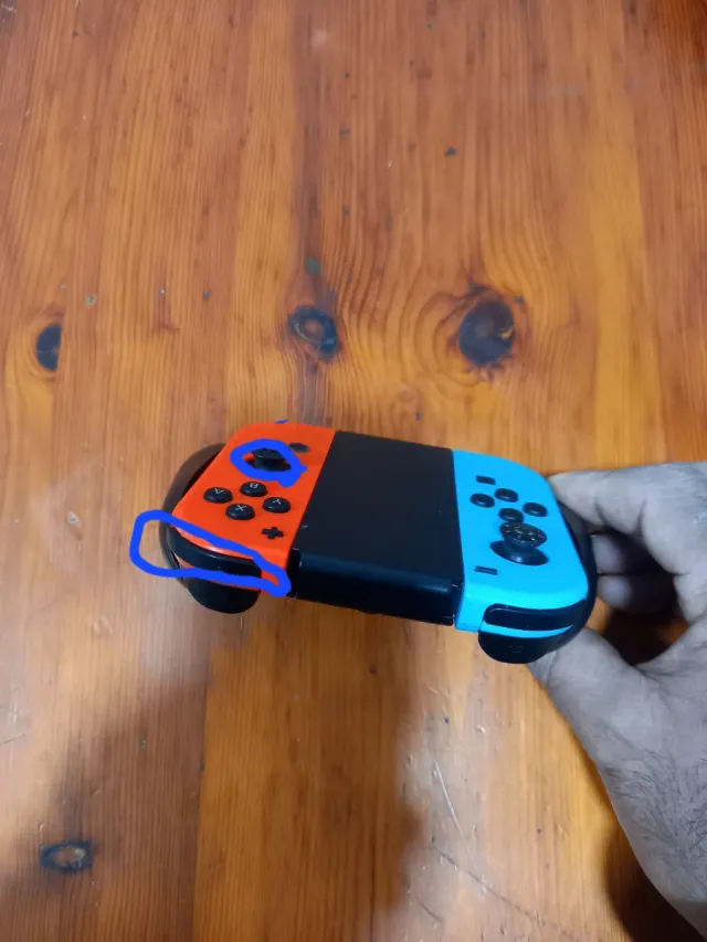 Mando Nintendo Switch Azul y Naranja