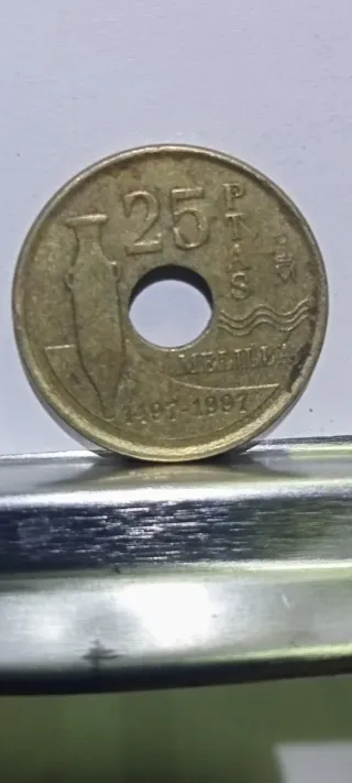 Moneda 25 Pesetas 1997 España