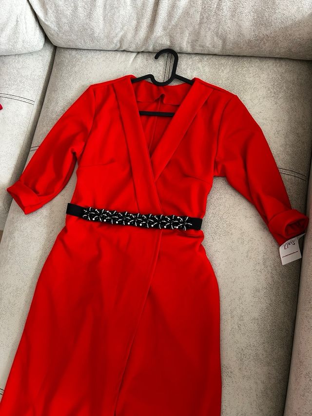 Vestido largo rojo LadyFramboise sin estrenar