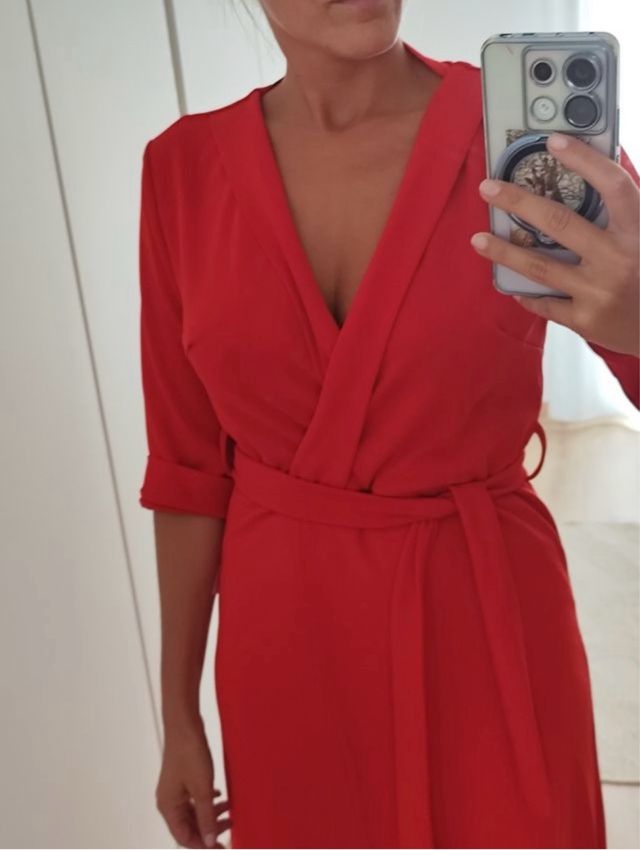 Vestido largo rojo LadyFramboise sin estrenar