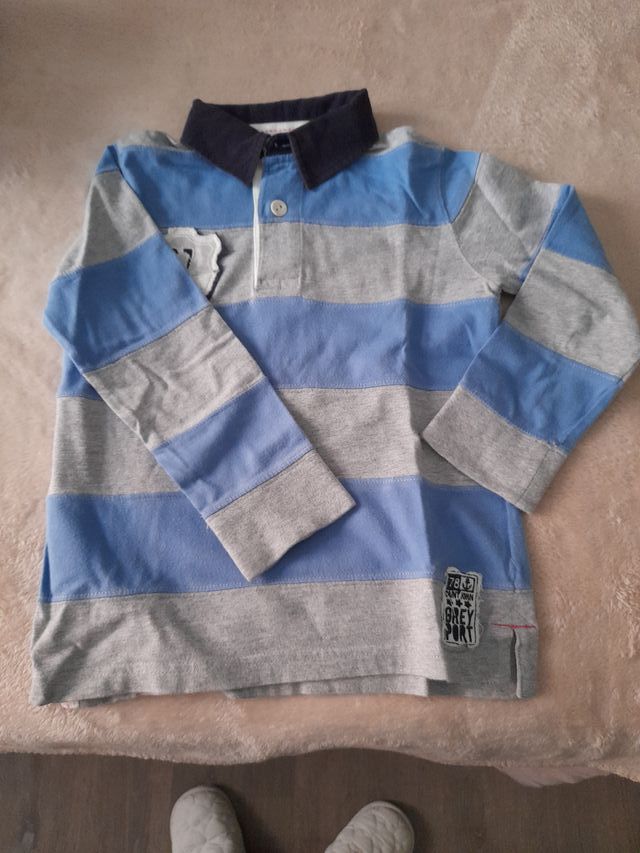 2 Polos de niño manga larga