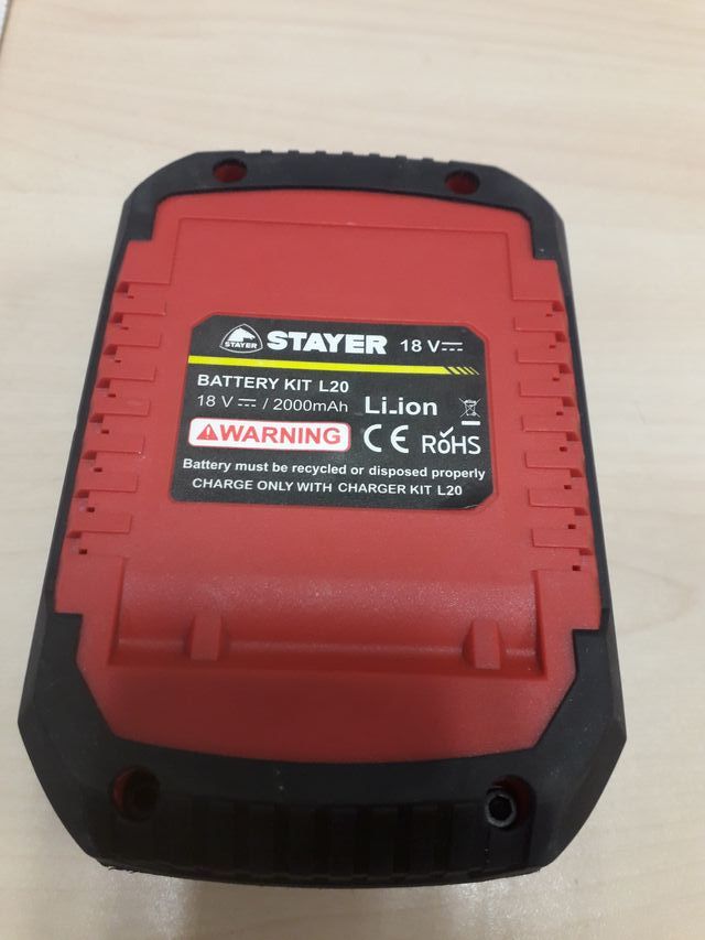 Batería Litio Stayer 18V 2.0Ah