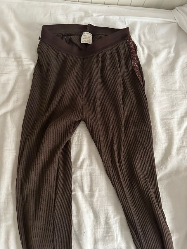 Pantalones Zara Marrones Canalé