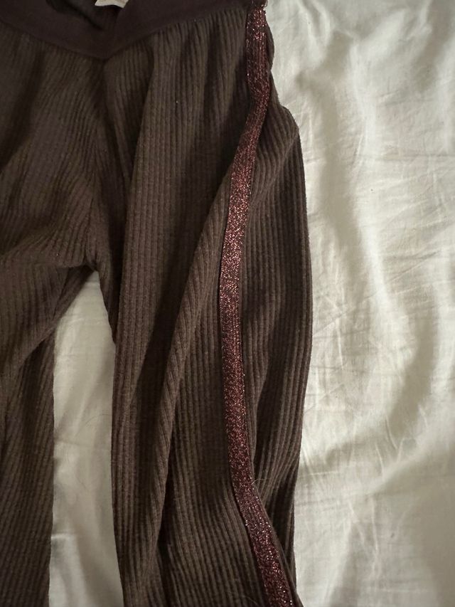 Pantalones Zara Marrones Canalé