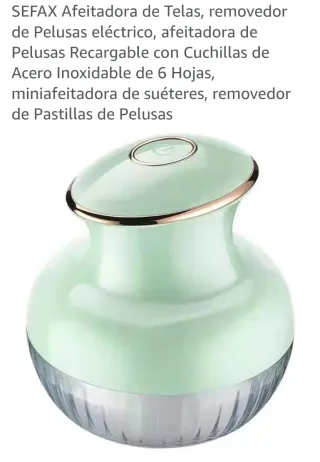 Quitapelusas eléctrico recargable SEFAX