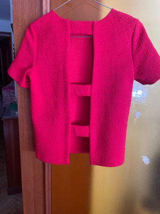 Conjunto Top y Falda Texturizados