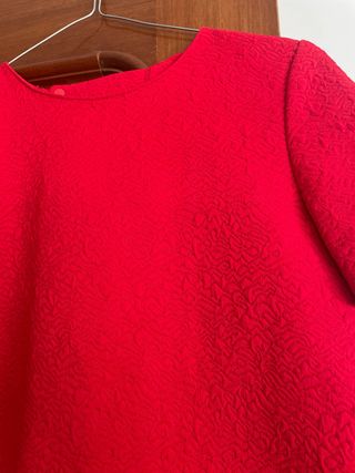 Conjunto Top y Falda Texturizados