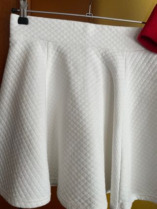 Conjunto Top y Falda Texturizados