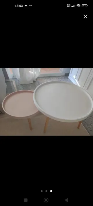 Tavolini rotondi (2) Nuovo costo più 400€