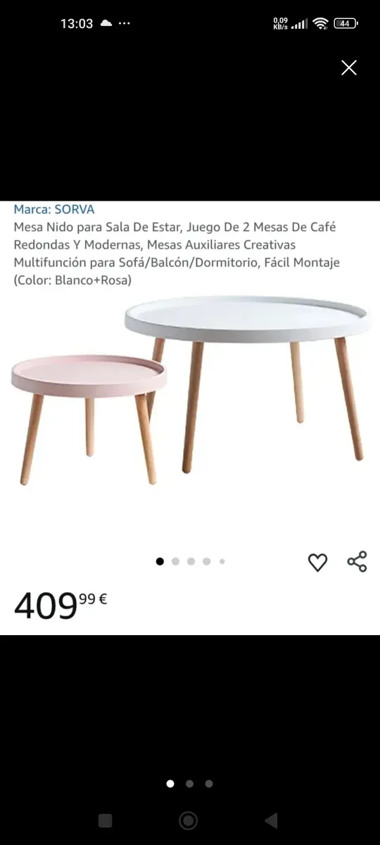 Tavolini rotondi (2) Nuovo costo più 400€