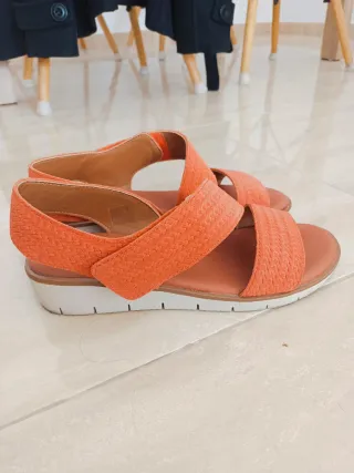 Sandalias B mujer talla 39 naranja