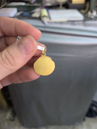 Colgante Virgen De Las Angustias Oro