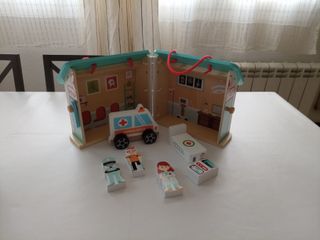 Ambulancia, helicóptero, maletín médico, hospital,