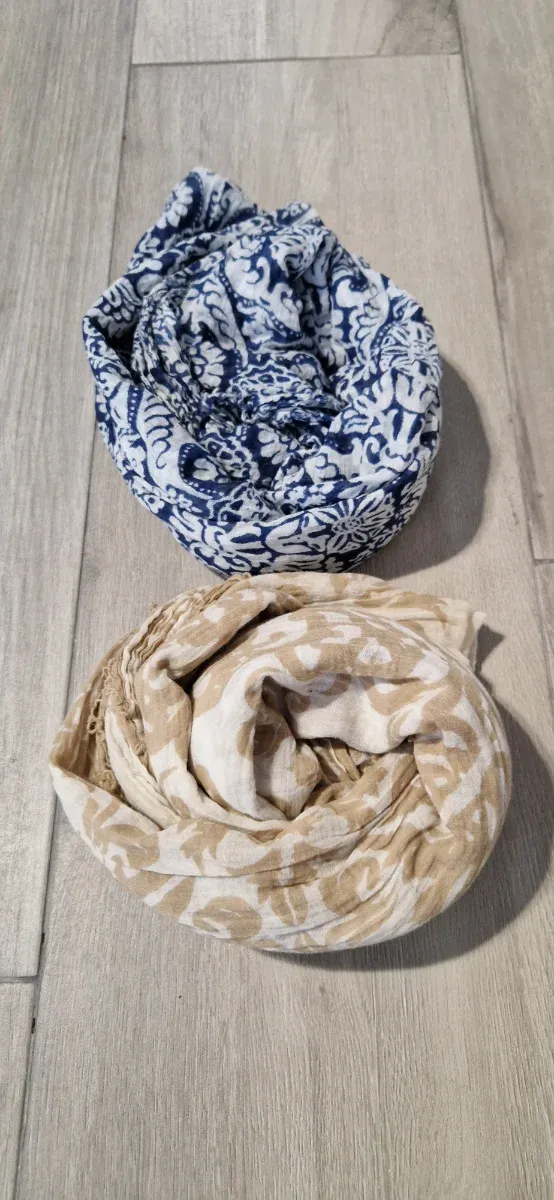 Bufanda fina o Foulard estampado