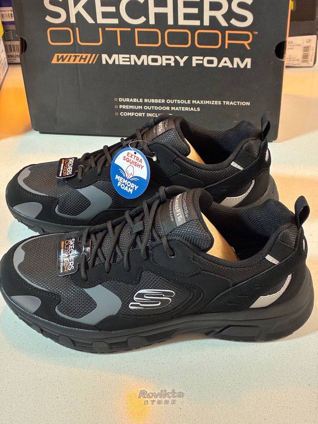 Skechers Outdoor Memory Foam Zapatillas Negras