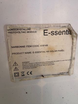 Placa solar 12V 160W