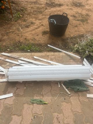 Persiana enrollable blanca