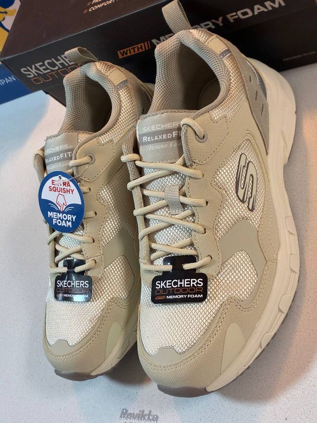 Skechers Outdoor Memory Foam Beige/Gray