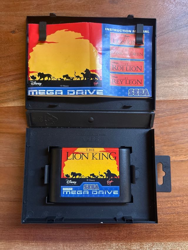 videojuego El Rey León Sega Mega Drive 1