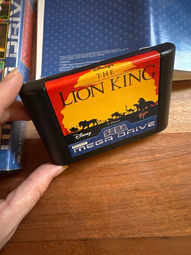 videojuego El Rey León Sega Mega Drive 1