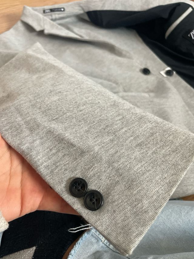 Americana Zara Gris Talla S