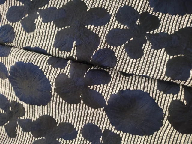 Vestido fiesta azul y blanco