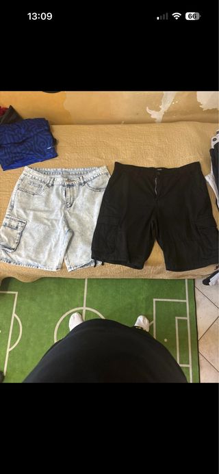 2 Bermuda baggy uomo