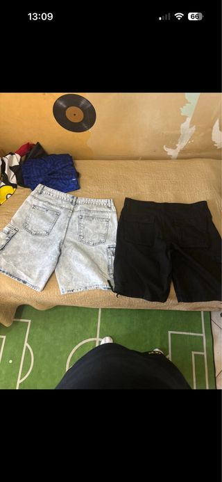 2 Bermuda baggy uomo