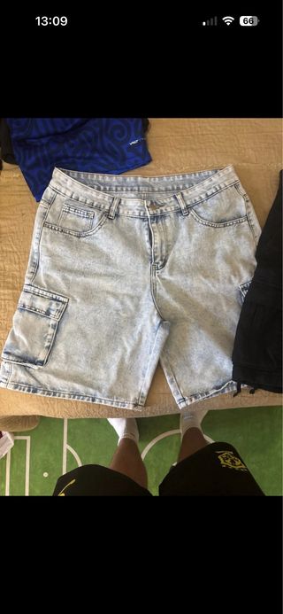 2 Bermuda baggy uomo