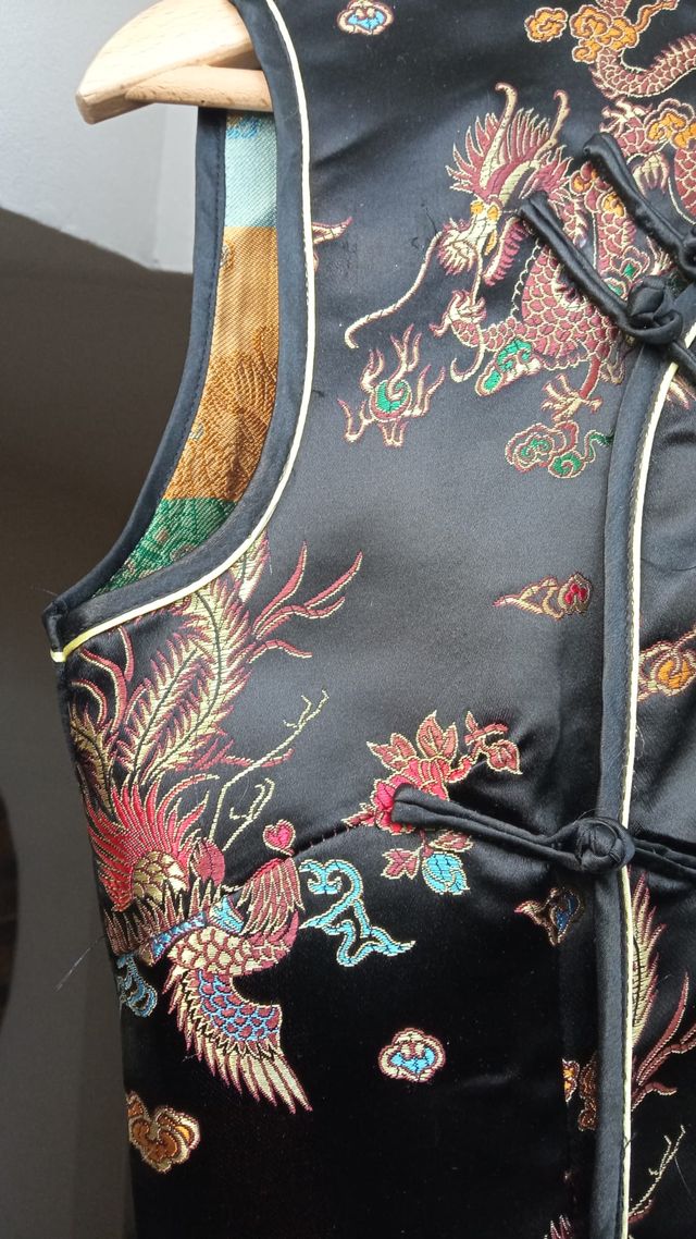 Vestido japonés estilo cheongsam / qipao M