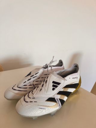 Botas de fútbol Adidas Predator Oro Blanco
