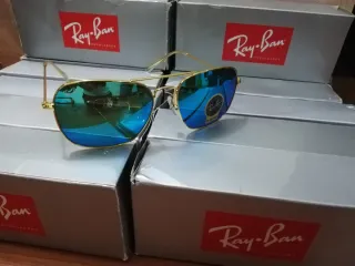 Occhiali da sole Ray-Ban Aviator oro/blu