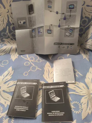 Manuales Game Boy Advance SP Nintendo