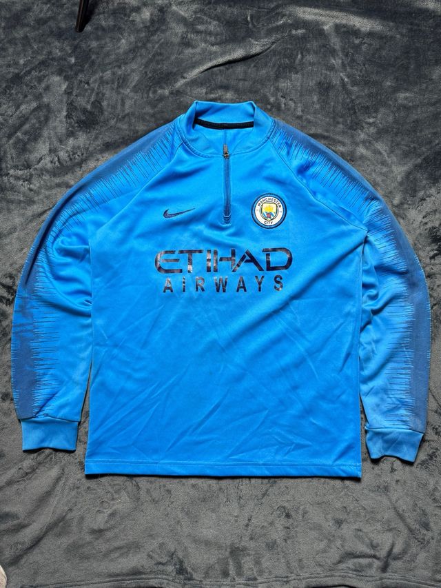 Sudadera Manchester City Nike Azul Original