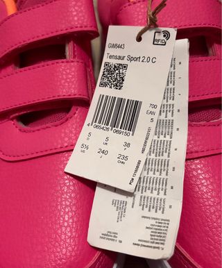 Scarpe Adidas Tensaur 2.0 C  Rosa Arancione