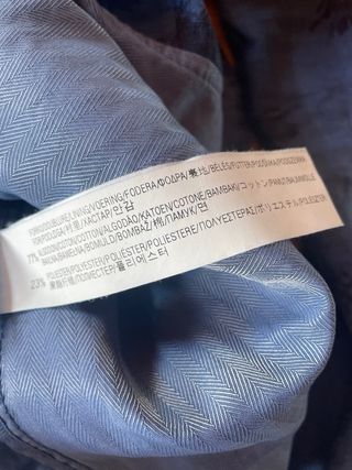 Giacca Zara Uomo Blu Fantasia