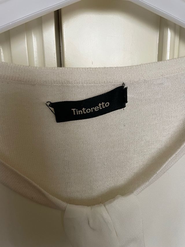 Blusa Tintoretto manga jersey Talla L