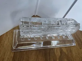 Locomotiva treno in vetro o cristallo