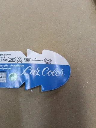 Lote 20 ovillos lana fantasía multicolor 3356